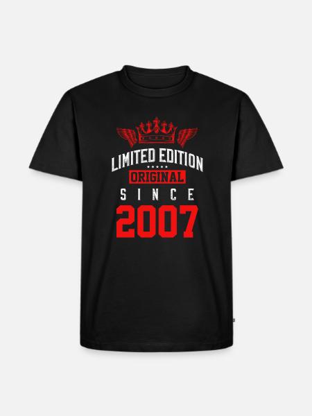 2007 limited edition - Men's Premium Organic T-Shirt - black