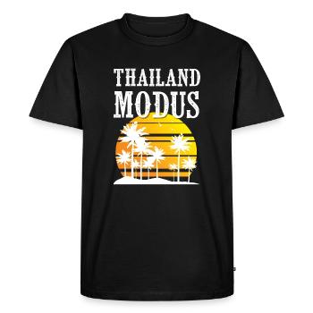 Thailand Mode - Men's Premium Organic T-Shirt - black - Front - Nico (187cm)