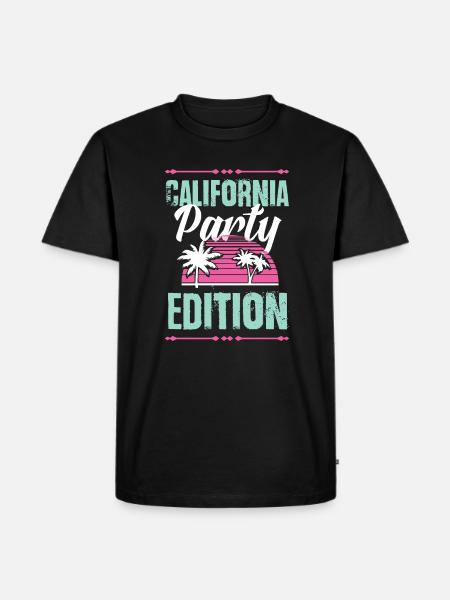 California Party Edition - Men's Premium Organic T-Shirt - black