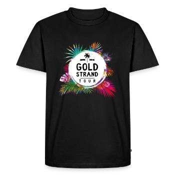 Golden Sands Tour Coloré - T-shirt Premium bio Homme - noir - Devant - Nico (187cm)