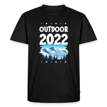 Outdoor 2022 - Men's Premium Organic T-Shirt - black - Front - Nico (187cm)