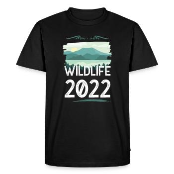 Faune 2022 - T-shirt Premium bio Homme - noir - Devant - Nico (187cm)