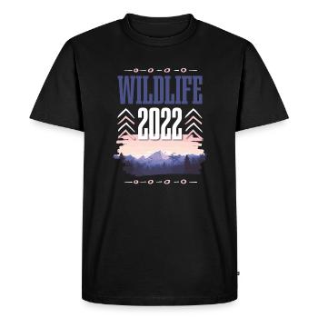 Faune 2022 - T-shirt Premium bio Homme - noir - Devant - Nico (187cm)