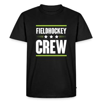 Équipe de hockey sur gazon - T-shirt Premium bio Homme - noir - Devant - Nico (187cm)