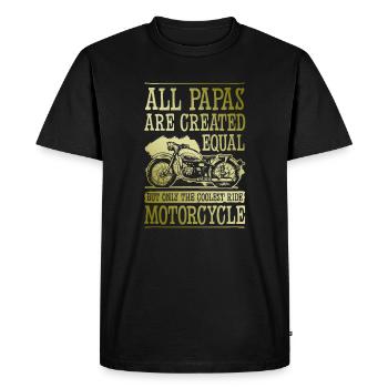 Bowling Split - Men's Premium Organic T-Shirt - black - Front - Nico (187cm)