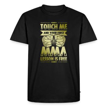 Mma Arts académiques mixtes - T-shirt Premium bio Homme - noir - Devant - Nico (187cm)