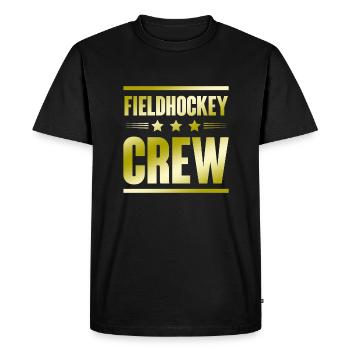 Équipe de hockey sur gazon - T-shirt Premium bio Homme - noir - Devant - Nico (187cm)