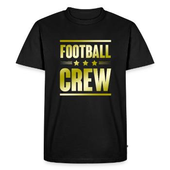 Équipe de football - T-shirt Premium bio Homme - noir - Devant - Nico (187cm)