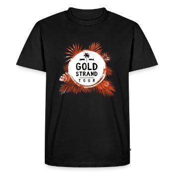 Golden Sands Tour coloré - T-shirt Premium bio Homme - noir - Devant - Nico (187cm)