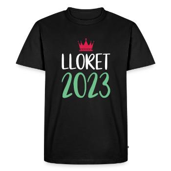 Lloret de Mar 2023 - T-shirt Premium bio Homme - noir - Devant - Nico (187cm)