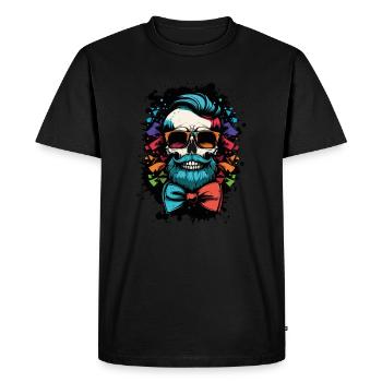 Skeleton Bachelor Groom Bachelor Bachelor Party - T-shirt Premium bio Homme - noir - Devant - Nico (187cm)