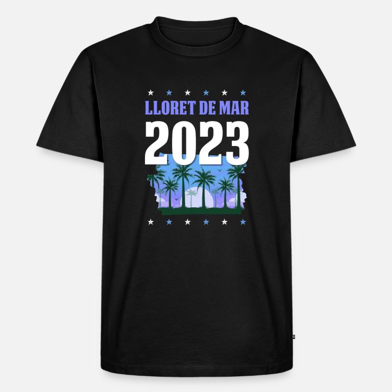 Lloret De Mar 2023 - Männer Premium Bio T-Shirt - Schwarz