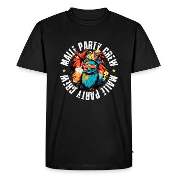 Malle Drinking Team Mallorca Party - Men's Premium Organic T-Shirt - black - Front - Nico (187cm)