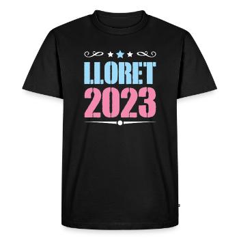 lloret de mar 2023 - Men's Premium Organic T-Shirt - black - Front - Nico (187cm)