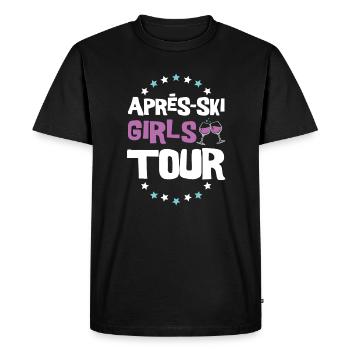 Après-Ski Girls Tour - T-shirt Premium bio Homme - noir - Devant - Nico (187cm)