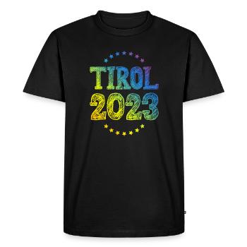 Tyrol 2023 - T-shirt Premium bio Homme - noir - Devant - Nico (187cm)