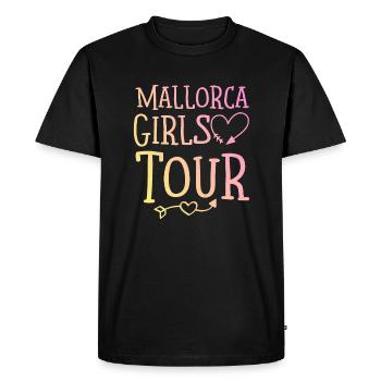 Mallorca Girls Tour - Men's Premium Organic T-Shirt - black - Front - Nico (187cm)
