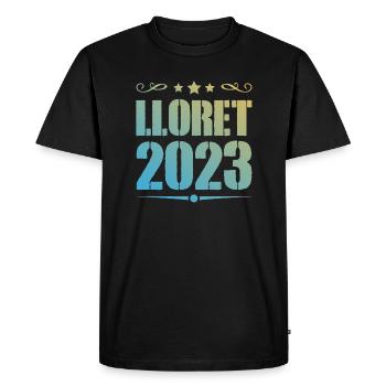 Lloret De Mar 2023 - T-shirt Premium bio Homme - noir - Devant - Nico (187cm)