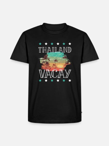 Thailand Holidays - Men's Premium Organic T-Shirt - black