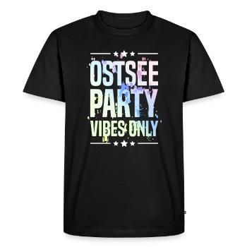 Ambiance de fête de la mer Baltique - T-shirt Premium bio Homme - noir - Devant - Nico (187cm)
