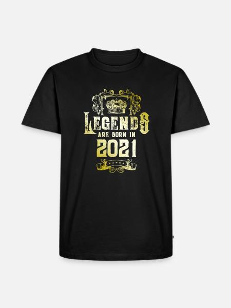 2021 Legends Birthday - Men's Premium Organic T-Shirt - black