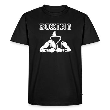 Boxe Sport Sport De combat Gant de boxe Cadeau - T-shirt Premium bio Homme - noir - Devant - Nico (187cm)