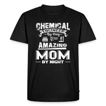 Chemical Engineer Chemical Engineer Mom - Men's Premium Organic T-Shirt - black - Front - Nico (187cm)