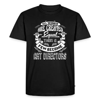 Art Director Best Women Become Art Directors - Men's Premium Organic T-Shirt - black - Front - Nico (187cm)