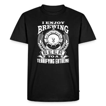Beer Brewing I Enjoy Beer Brewing - Men's Premium Organic T-Shirt - black - Front - Nico (187cm)