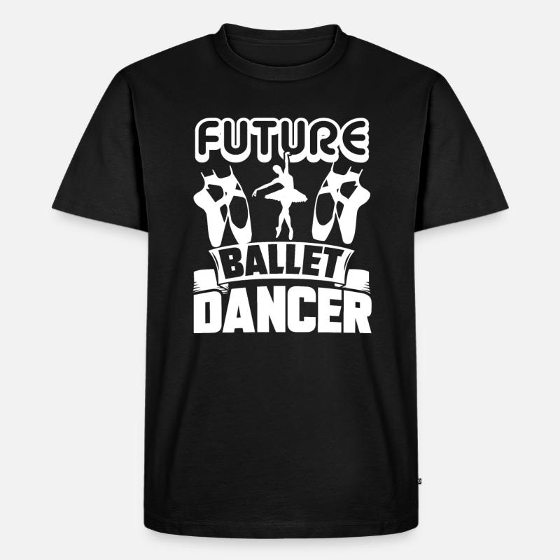 Ballet Dancer Future Ballet Dancer - Men's Premium Organic T-Shirt - black