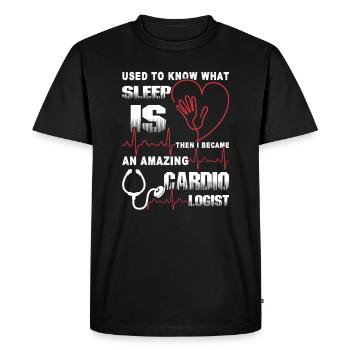 Cardiologist Amazing Cardiologist - Men's Premium Organic T-Shirt - black - Front - Nico (187cm)