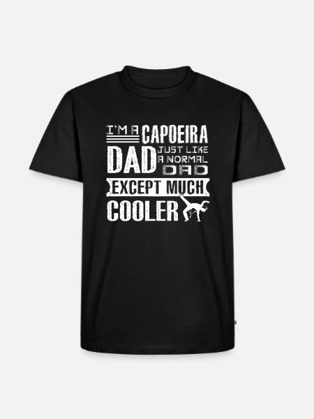 Cooler Capoeira Dad - Men's Premium Organic T-Shirt - black