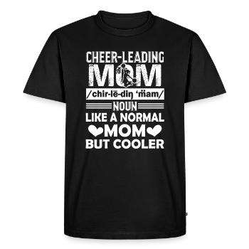 Cheerleading Cheerleading Mom Cooler - Men's Premium Organic T-Shirt - black - Front - Nico (187cm)