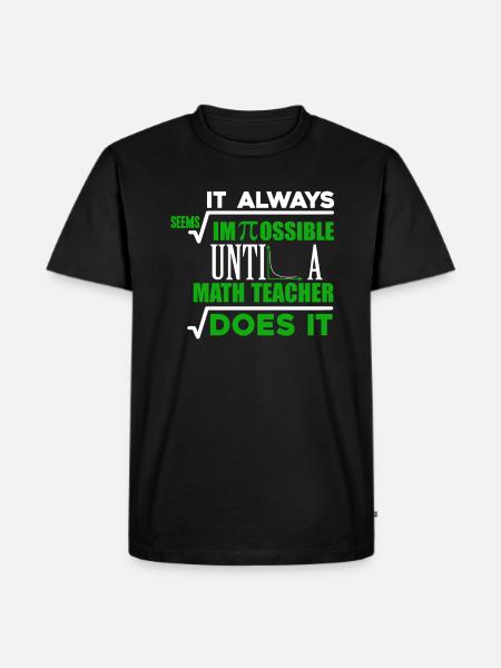 Pi Day Funny Pi Day - Men's Premium Organic T-Shirt - black