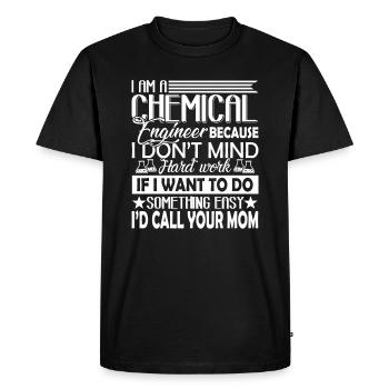 Chemical Engineer I Am A Chemical Engineer - Men's Premium Organic T-Shirt - black - Front - Nico (187cm)