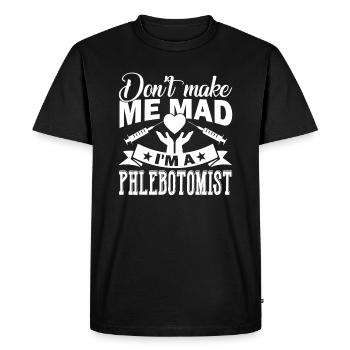 Phlebotomist I am A Phlebotomist - Men's Premium Organic T-Shirt - black - Front - Nico (187cm)