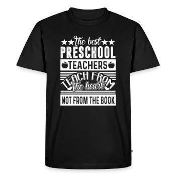 Preschool Teacher Best Preschool Teacher - Men's Premium Organic T-Shirt - black - Front - Nico (187cm)