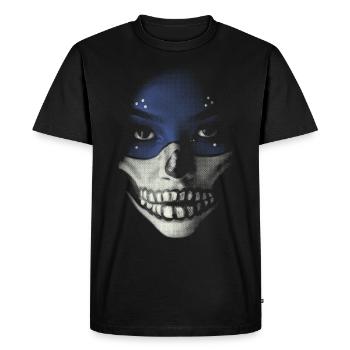 Face painting - Men's Premium Organic T-Shirt - black - Front - Nico (187cm)