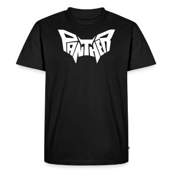 Panthère - T-shirt Premium bio Homme - noir - Devant - Nico (187cm)