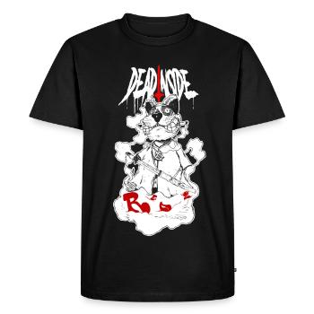 Panda Berserk Collage T-shirt Design - T-shirt Premium bio Homme - noir - Devant - Nico (187cm)