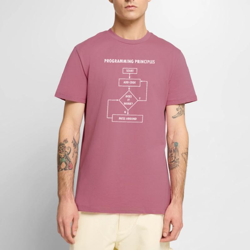 Programming principles computer science nerd Men's Premium Organic T-Shirt
