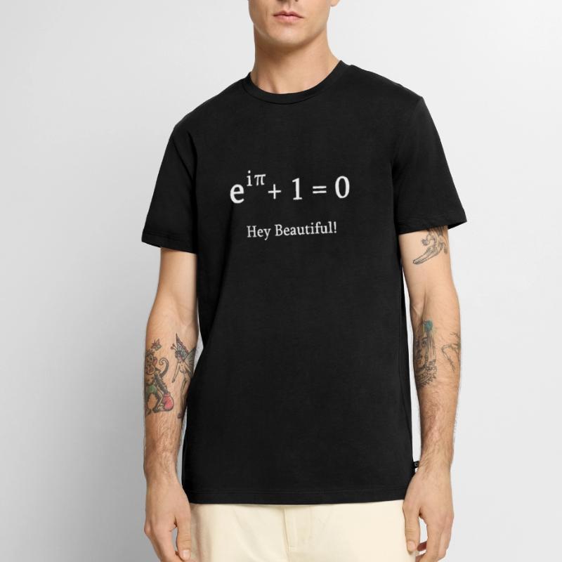 Euler identité math mathématicien nerd science pi T-shirt Premium bio Homme