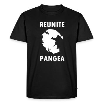 Reunite Pangaea Funny Geography Saying Geo Nerd - T-shirt Premium bio Homme - noir - Devant - Nico (187cm)