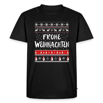 Merry Christmas - Christmas present - Men's Premium Organic T-Shirt - black - Front - Nico (187cm)