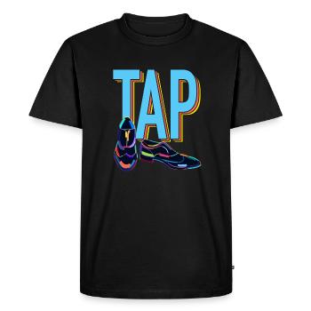 Tap Dancing - Tap - Men's Premium Organic T-Shirt - black - Front - Nico (187cm)