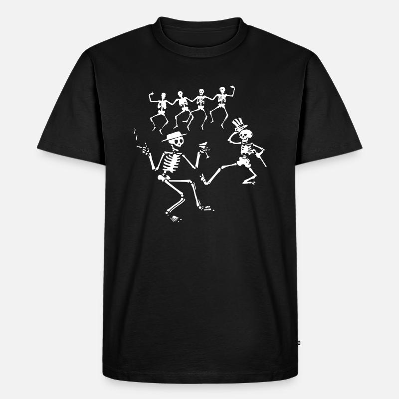 dancemacabre - Männer Premium Bio T-Shirt - Schwarz