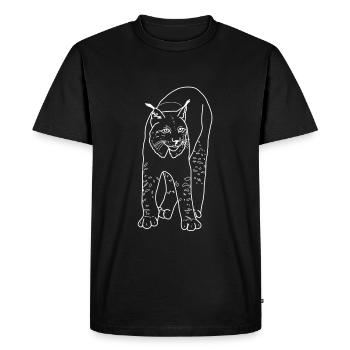 lynx - T-shirt Premium bio Homme - noir - Devant - Nico (187cm)
