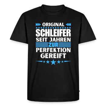 Des broyeurs mûris à la perfection - T-shirt Premium bio Homme - noir - Devant - Nico (187cm)