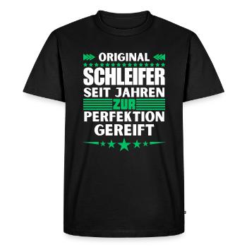 Des broyeurs mûris à la perfection - T-shirt Premium bio Homme - noir - Devant - Nico (187cm)