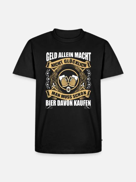 Bier kaufen - Männer Premium Bio T-Shirt - Schwarz